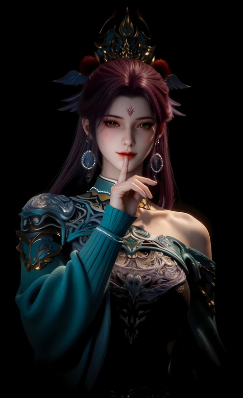 国风仙侠`天魔圣女 残老村婆婆·紫发华甲女角色 高质感游戏壁纸 仙侠风手机壁纸 – 免