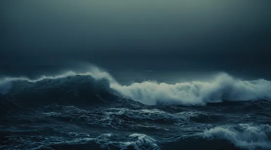 深海怒涛·暗黑写实风 震撼海洋电脑壁纸