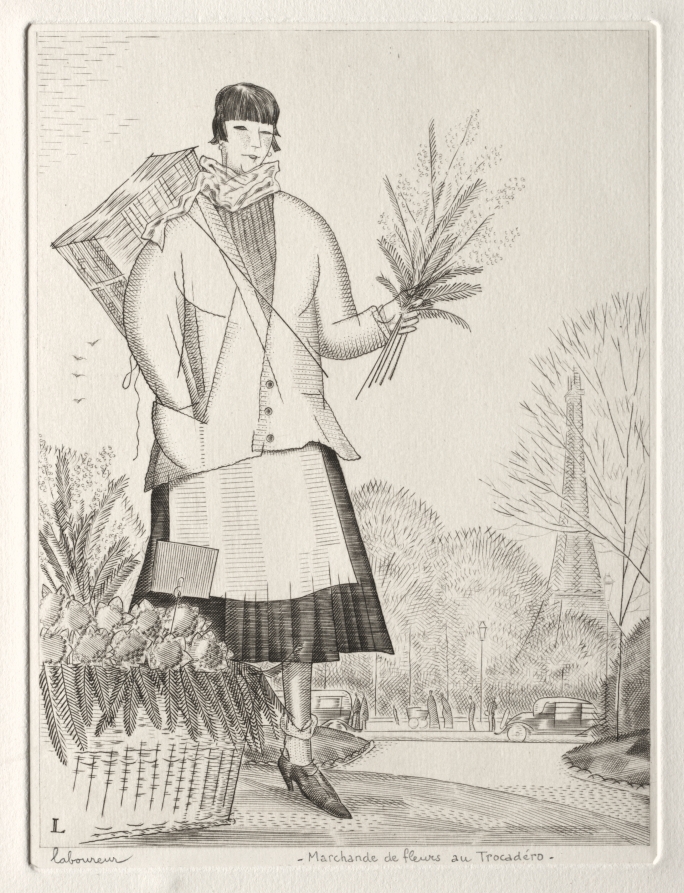 Flower Seller at the Trocadéro – 高清 桌面壁纸 无版权可商用素材 免费下载 手机电