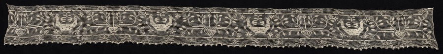 Border with Double Headed Birds and Vases with Vines and F