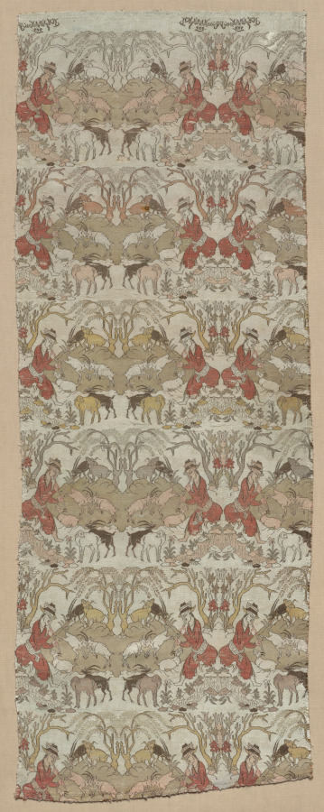 Silk Textile with Goatherds in a Landscape – 高清 桌面壁纸 无版权可商