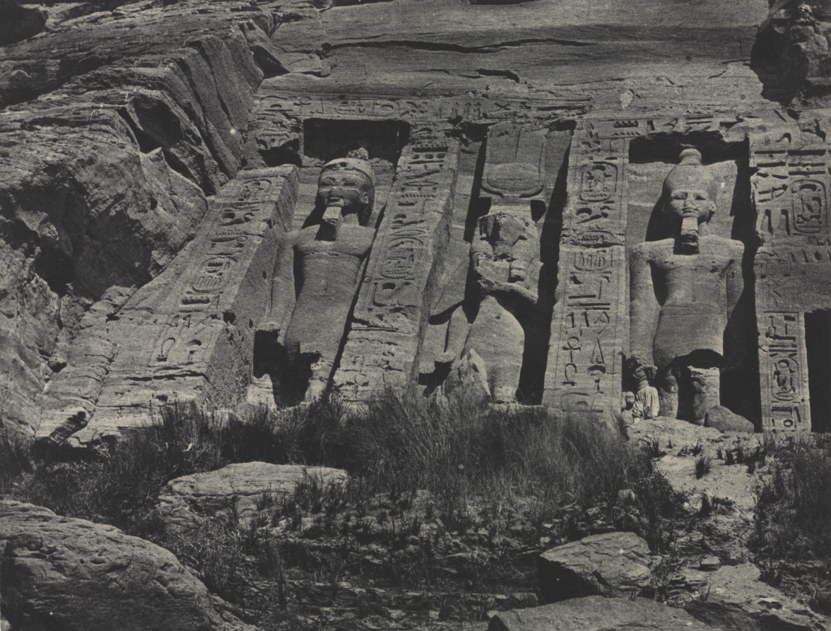 Southern Portion of the Rock cut Temple of Hathor, Abu Sim