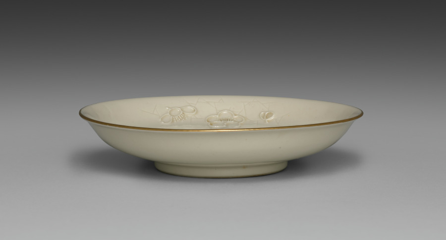 Medium sized Dish from Dining Set with Plum Blossoms and C