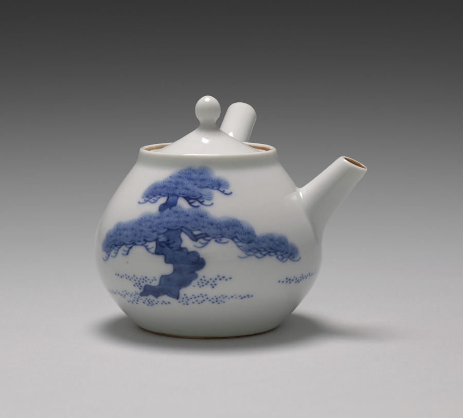 Teapot with Pines – 高清 桌面壁纸 无版权可商用素材 免费下载 手机电脑通用背景图