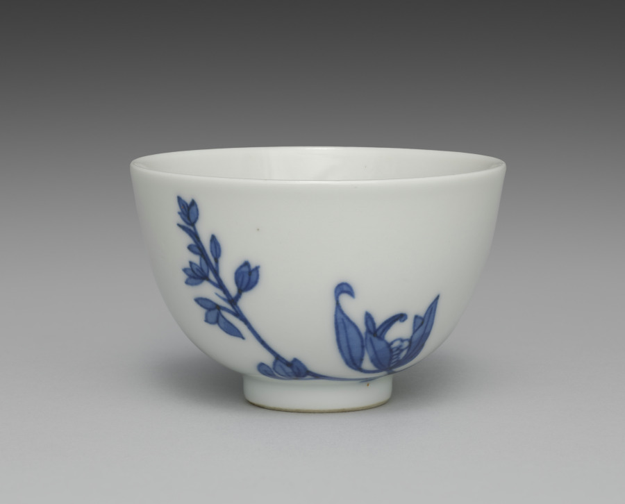 Teacup from Tea Set with Orchids – 高清 桌面壁纸 无版权可商用素材 免费下载 手