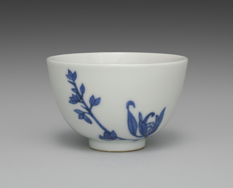 Teacup from Tea Set with Orchids – 高清 桌面壁纸 无版权可商用素材 免费下载 手