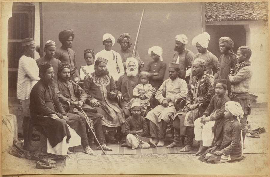 Mowhri Rahman Alli Khan family, Rewa (recto, bottom) – 高清