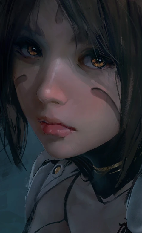 神秘女战士·写实暗黑风·游戏原画手机壁纸热门款 – 高清 桌面壁纸 开放版权素材 免费下载 手机电脑通用背景图