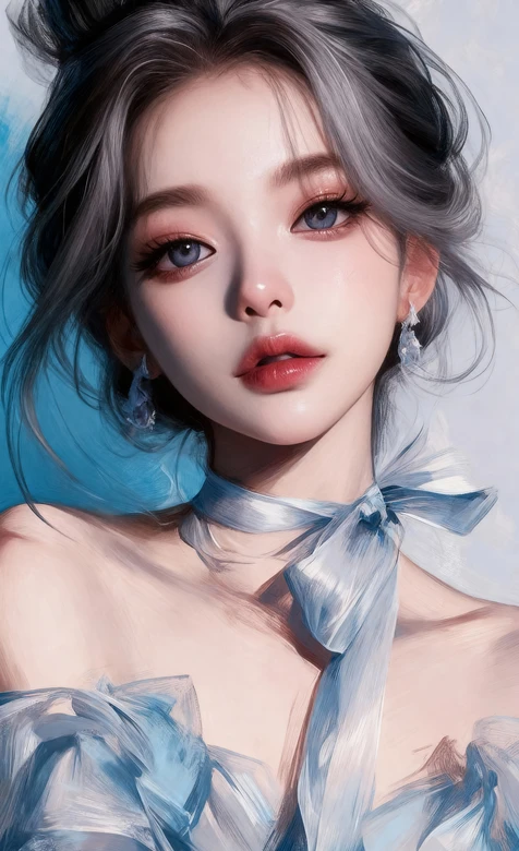 气质清冷少女·唯美写实风 梦幻蓝调系手机壁纸推荐 – 高清 桌面壁纸 开放版权素材 免费下载 手机电脑通用背景图-iPhone17-1