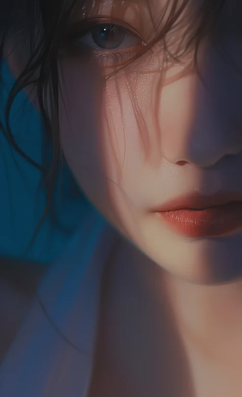 女人，眼睛，超高清滤镜下的细腻皮肤，深邃眼神手机壁纸图片 – 高清 桌面壁纸 开放版权素材 免费下载 手机电脑通用背
