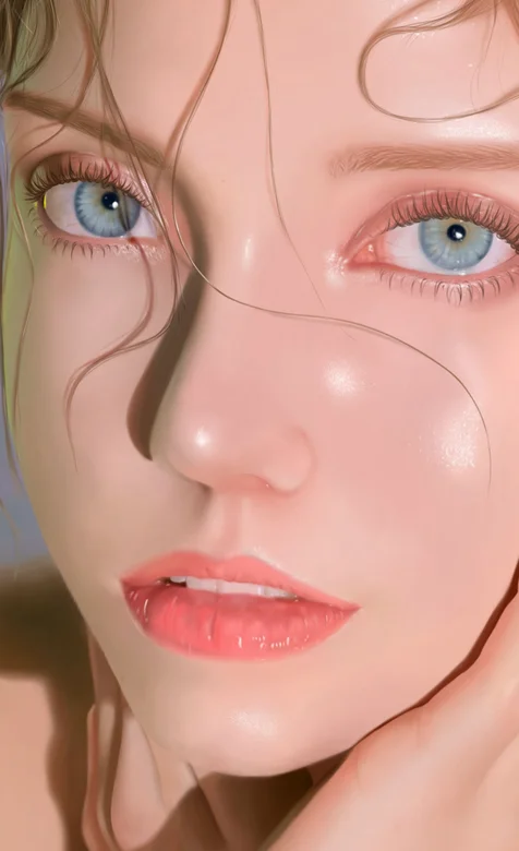 3D高逼真度的欧美女生肖像手机壁纸 – 高清 桌面壁纸 开放版权素材 免费下载 手机电脑通用背景图