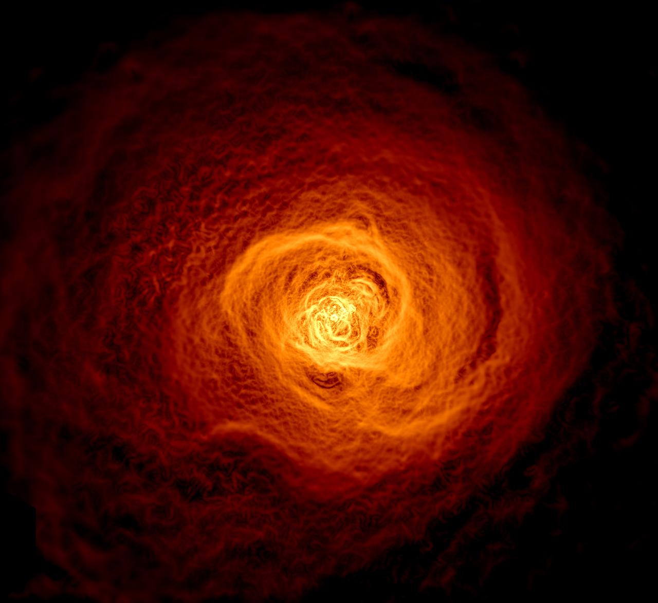 Gigantic Wave Discovered in Perseus Galaxy Cluster – 高清 桌面