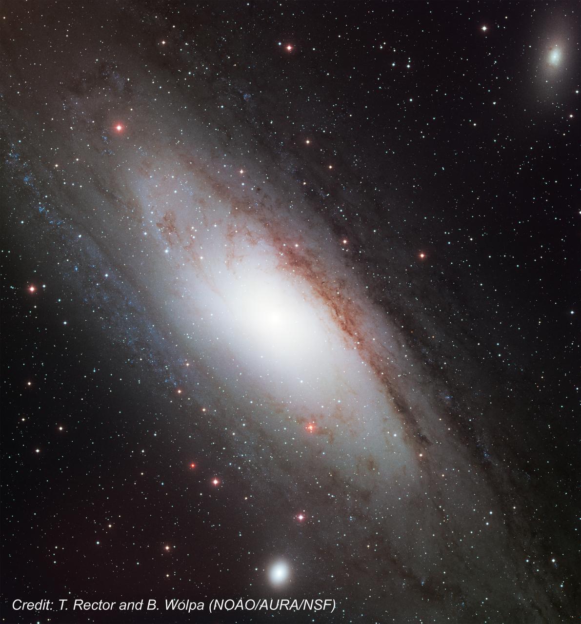 Rare Ultra blue Stars Found in Neighboring Galaxy’s Hub –