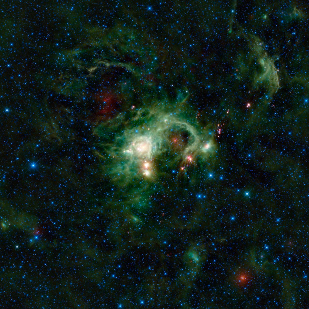 WISE Eyes Evolution of Massive Stars – 高清 桌面壁纸 无版权可商用素材 免费