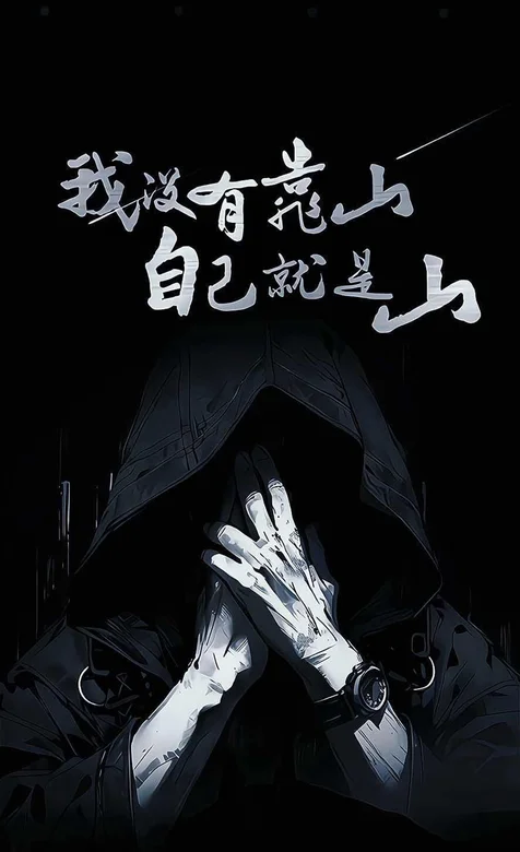 带帽夹克，不露脸的，酷帅男生，黑色背景，创意文字手机壁纸图片 – 高清 桌面壁纸 开放版权素材 免费下载 手机电脑通