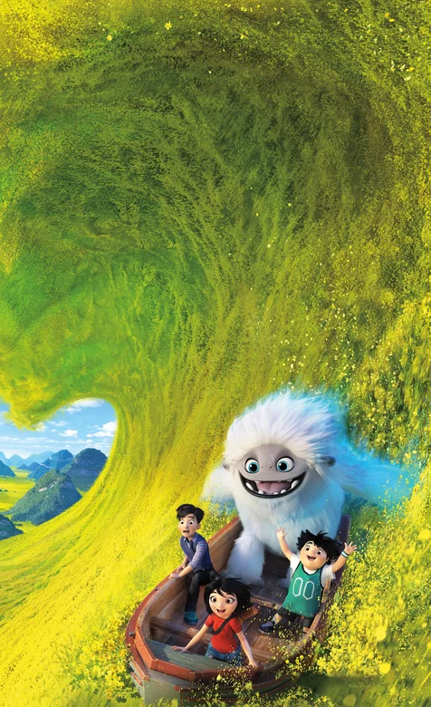 3D动画电影雪人奇缘主角和雪人草地激流勇进的手机壁纸 – 高清 桌面壁纸 开放版权素材 免费下载 手机电脑通用背景图