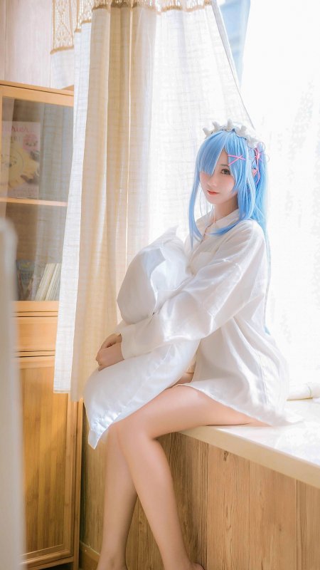cos蕾姆 居家 衬衫 美女 4k电脑壁纸 4k手机壁纸极品桌面精选 – 高清 桌面壁纸 开放版权素材 免费下载 手